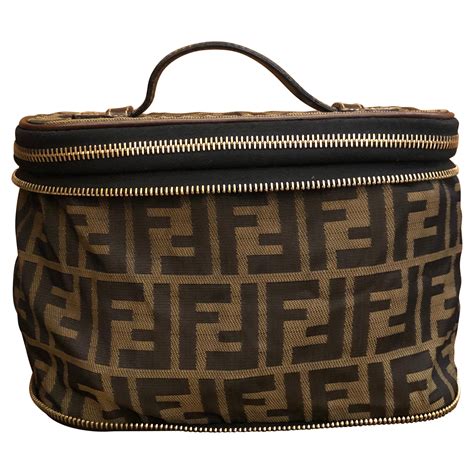 vintage fendi zucca cosmetic bag|vintage Fendi bags authentic.